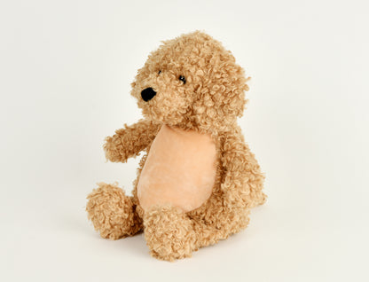 Cubbies™ Labradoodle Dog Stuffie with Custom Embroidery