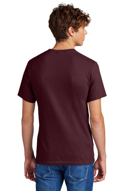 Port & Company Tall Core Blend Tee. PC55T - Athletic Maroon