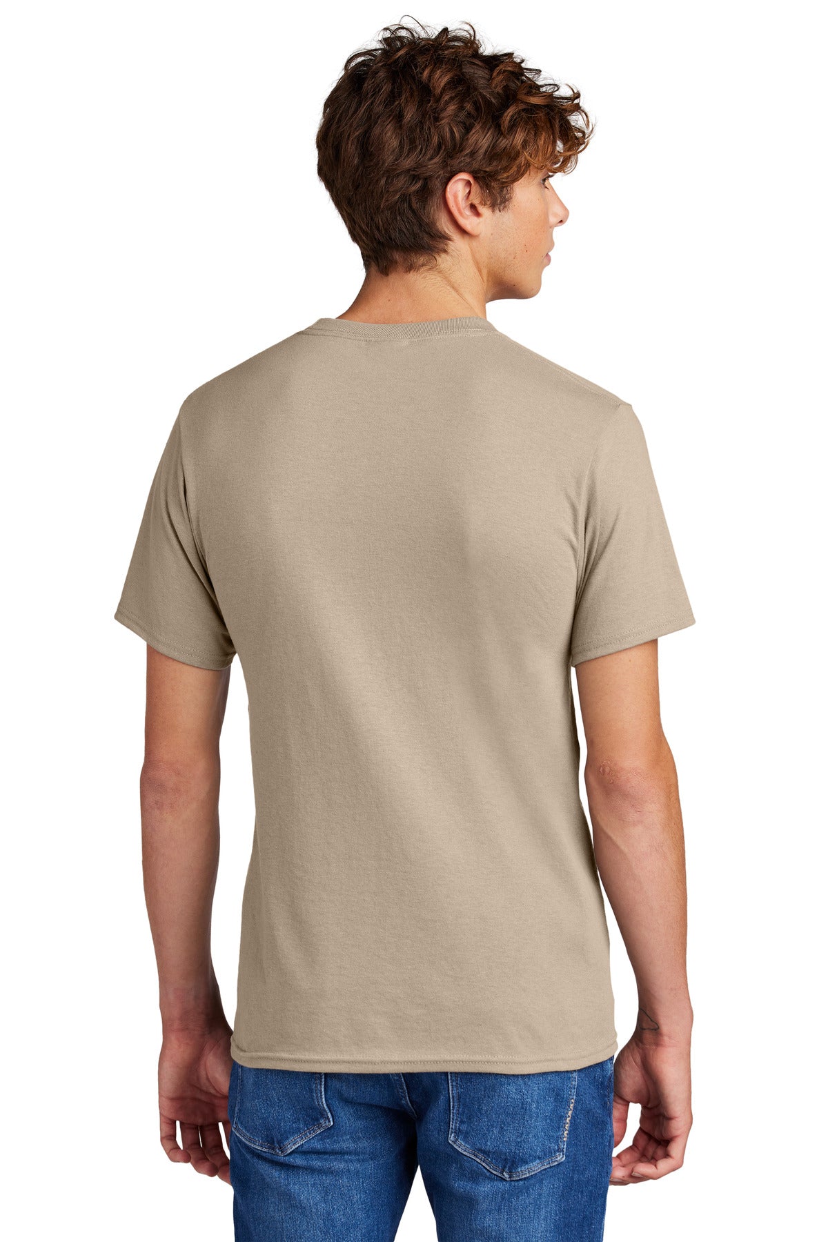 Port & Company Tall Core Blend Tee. PC55T - Desert Sand