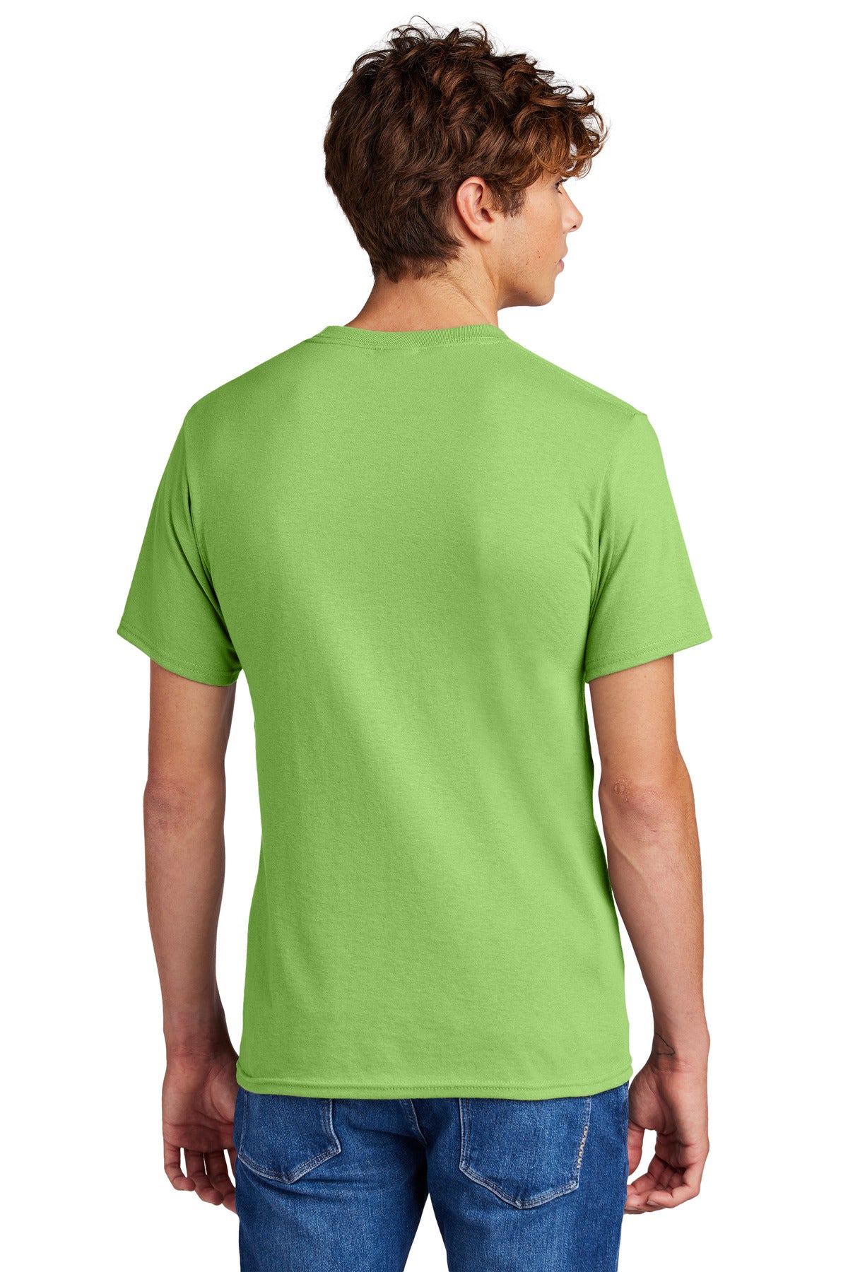 Port & Company Tall Core Blend Tee. PC55T - Lime