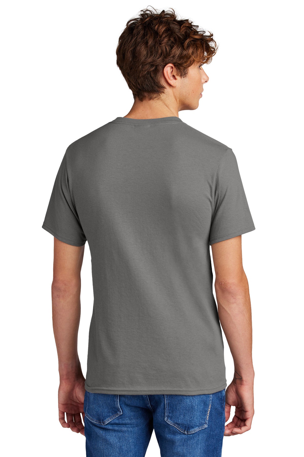 Port & Company Tall Core Blend Tee. PC55T - Medium Grey