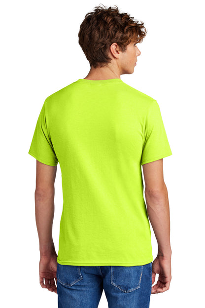 Port & Company Tall Core Blend Tee. PC55T - Safety Green