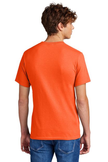 Port & Company Tall Core Blend Tee. PC55T - Safety Orange