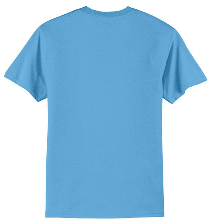 Port & Company Tall Core Blend Tee. PC55T - Aquatic Blue