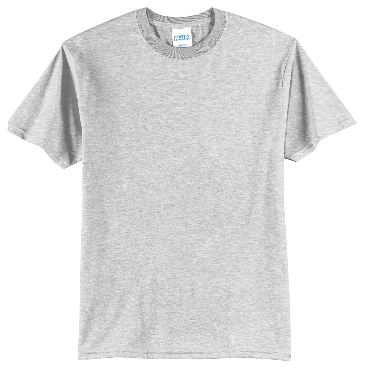 Port & Company Tall Core Blend Tee. PC55T - Ash