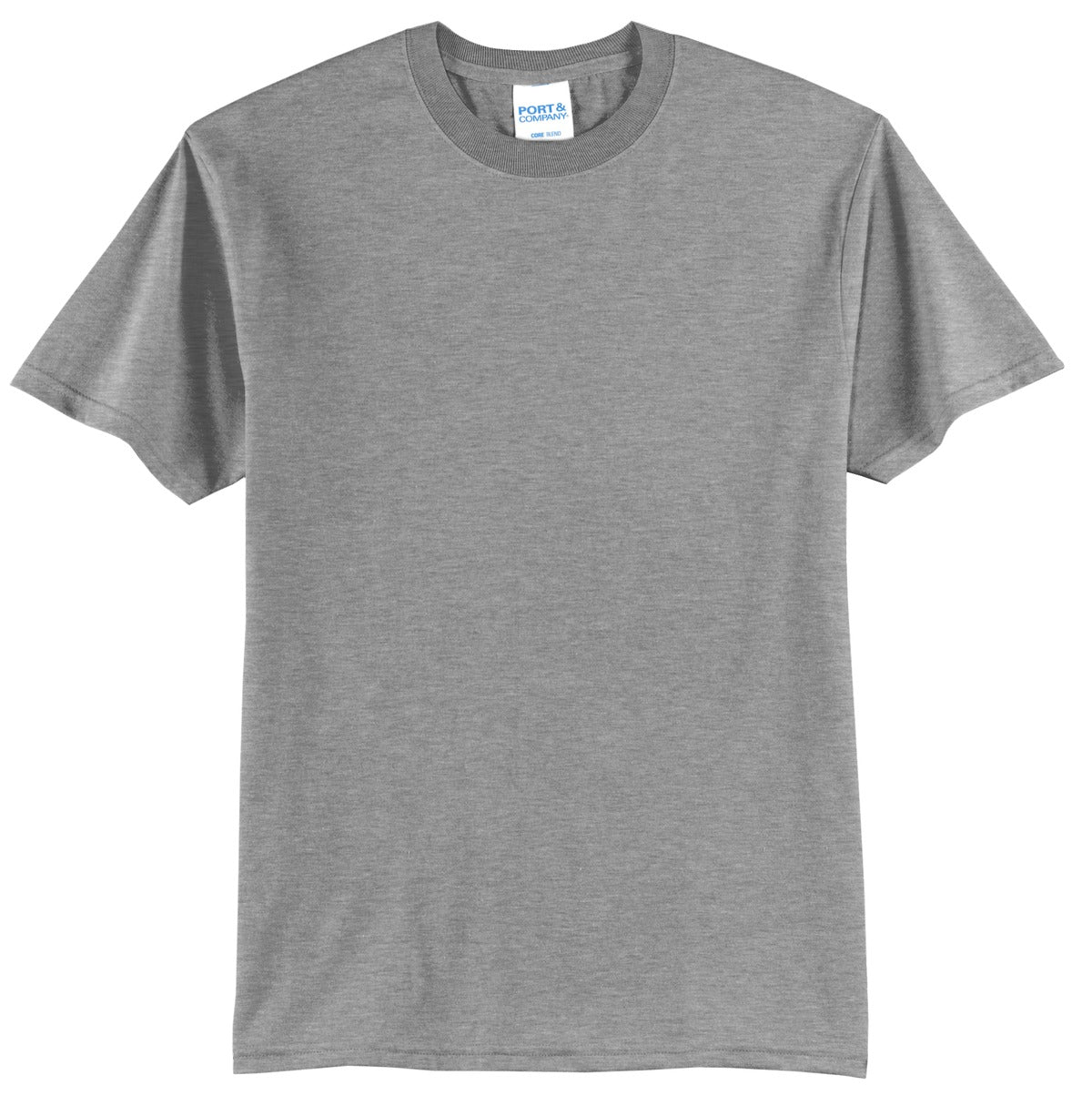 Port & Company Tall Core Blend Tee. PC55T - Athletic Heather