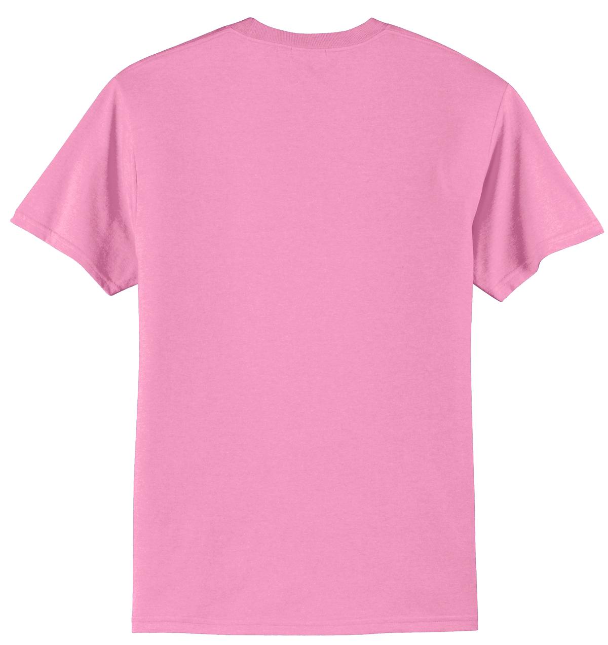 Port & Company Tall Core Blend Tee. PC55T - Candy Pink