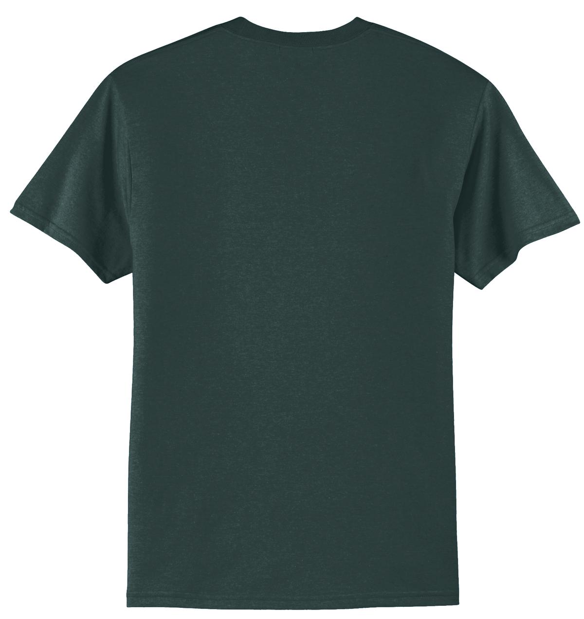 Port & Company Tall Core Blend Tee. PC55T - Dark Green