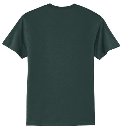 Port & Company Tall Core Blend Tee. PC55T - Dark Green