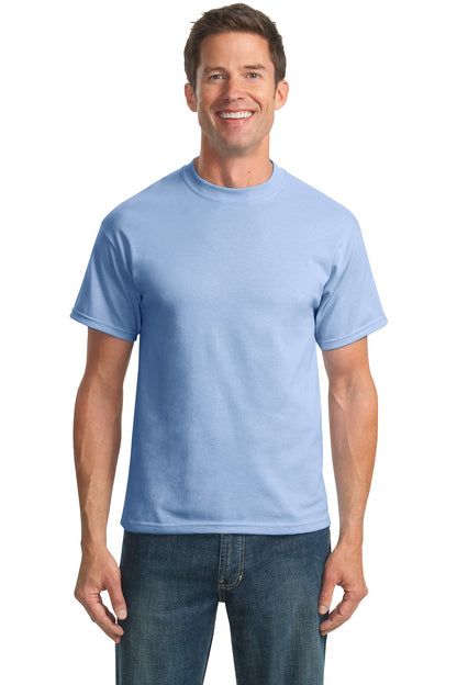 Port & Company Tall Core Blend Tee. PC55T - Light Blue