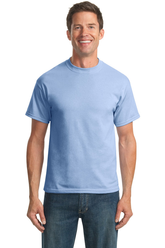 Port & Company Tall Core Blend Tee. PC55T - Light Blue