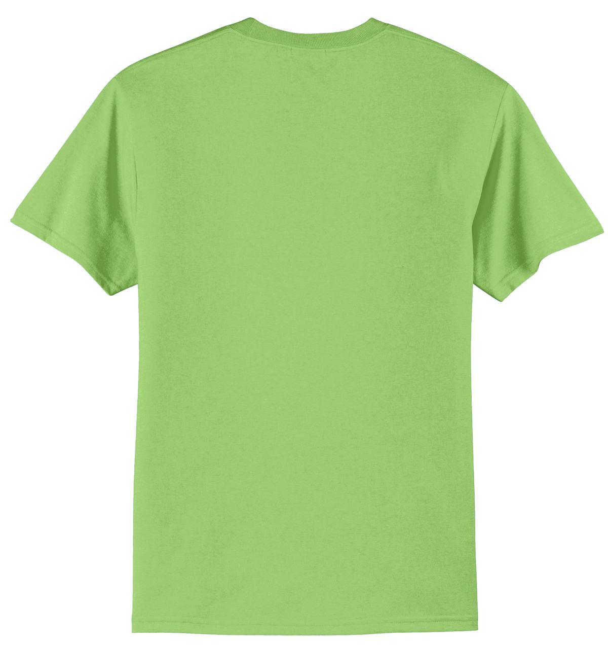Port & Company Tall Core Blend Tee. PC55T - Lime