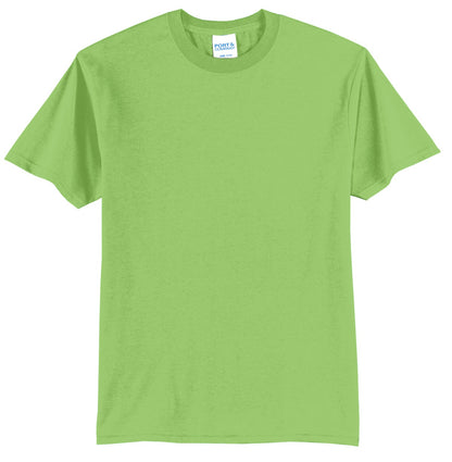 Port & Company Tall Core Blend Tee. PC55T - Lime