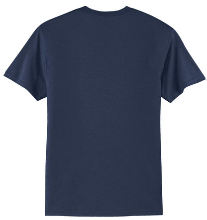 Port & Company Tall Core Blend Tee. PC55T - Navy