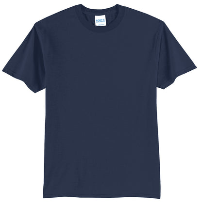 Port & Company Tall Core Blend Tee. PC55T - Navy