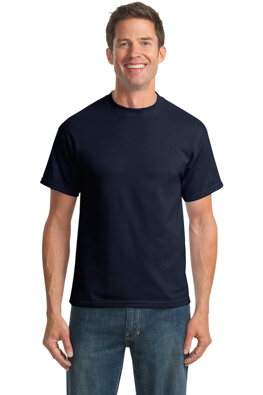 Port & Company Tall Core Blend Tee. PC55T - Navy