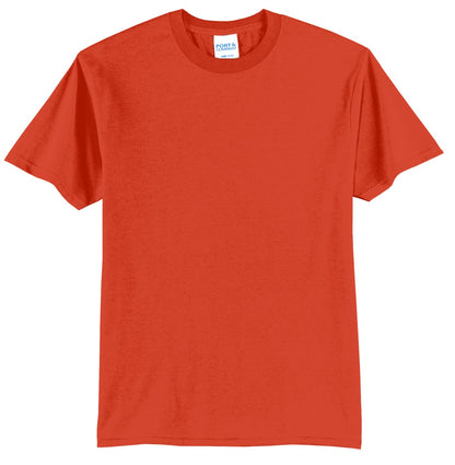 Port & Company Tall Core Blend Tee. PC55T - Orange