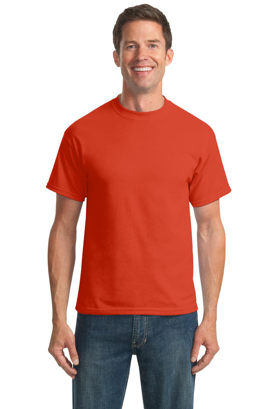 Port & Company Tall Core Blend Tee. PC55T - Orange