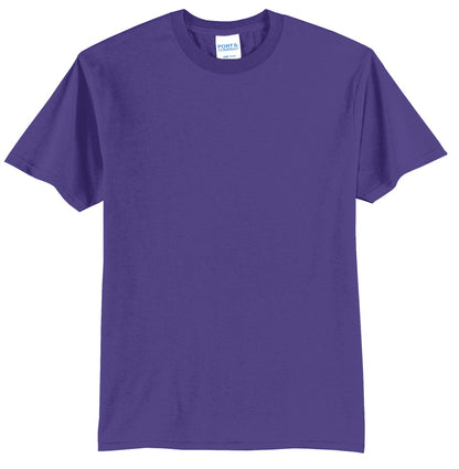 Port & Company Tall Core Blend Tee. PC55T - Purple