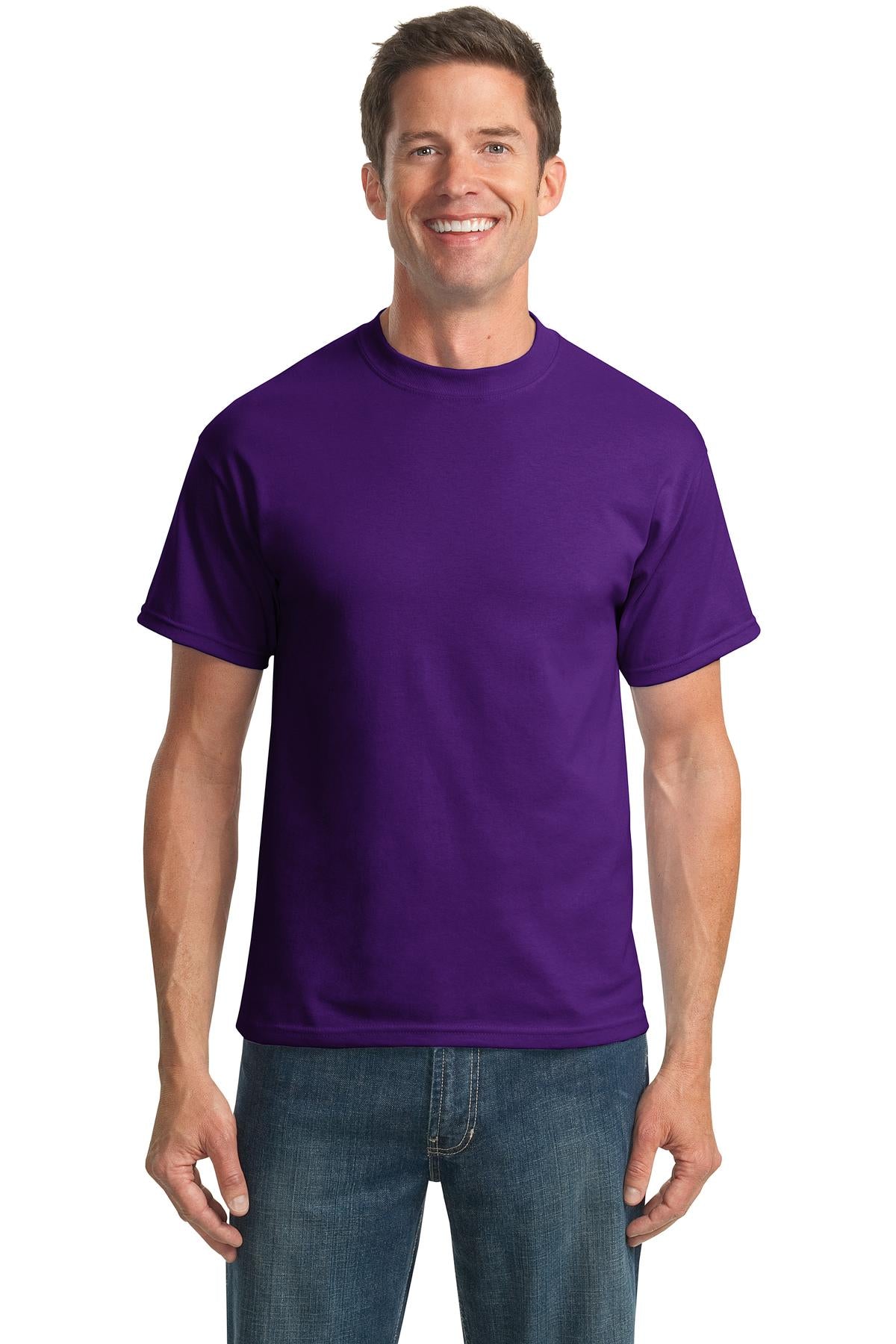 Port & Company Tall Core Blend Tee. PC55T - Purple
