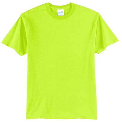 Port & Company Tall Core Blend Tee. PC55T - Safety Green