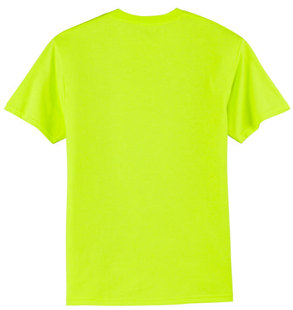 Port & Company Tall Core Blend Tee. PC55T - Safety Green