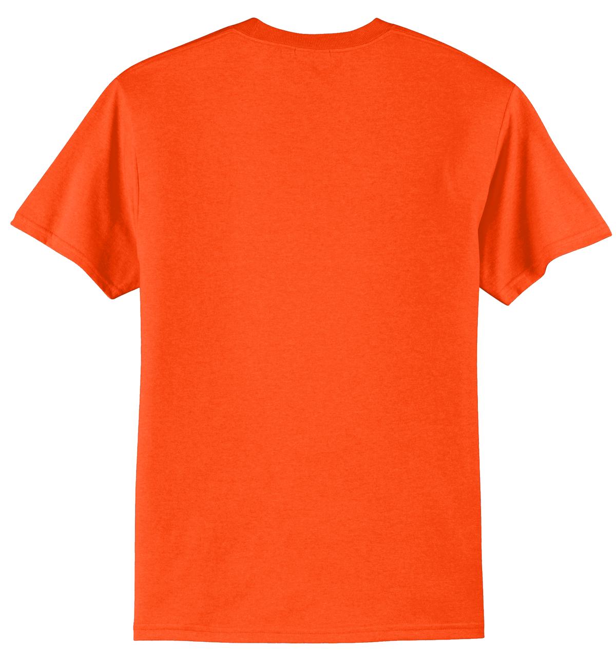 Port & Company Tall Core Blend Tee. PC55T - Safety Orange