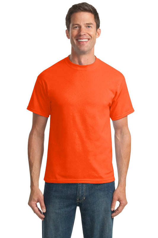 Port & Company Tall Core Blend Tee. PC55T - Safety Orange