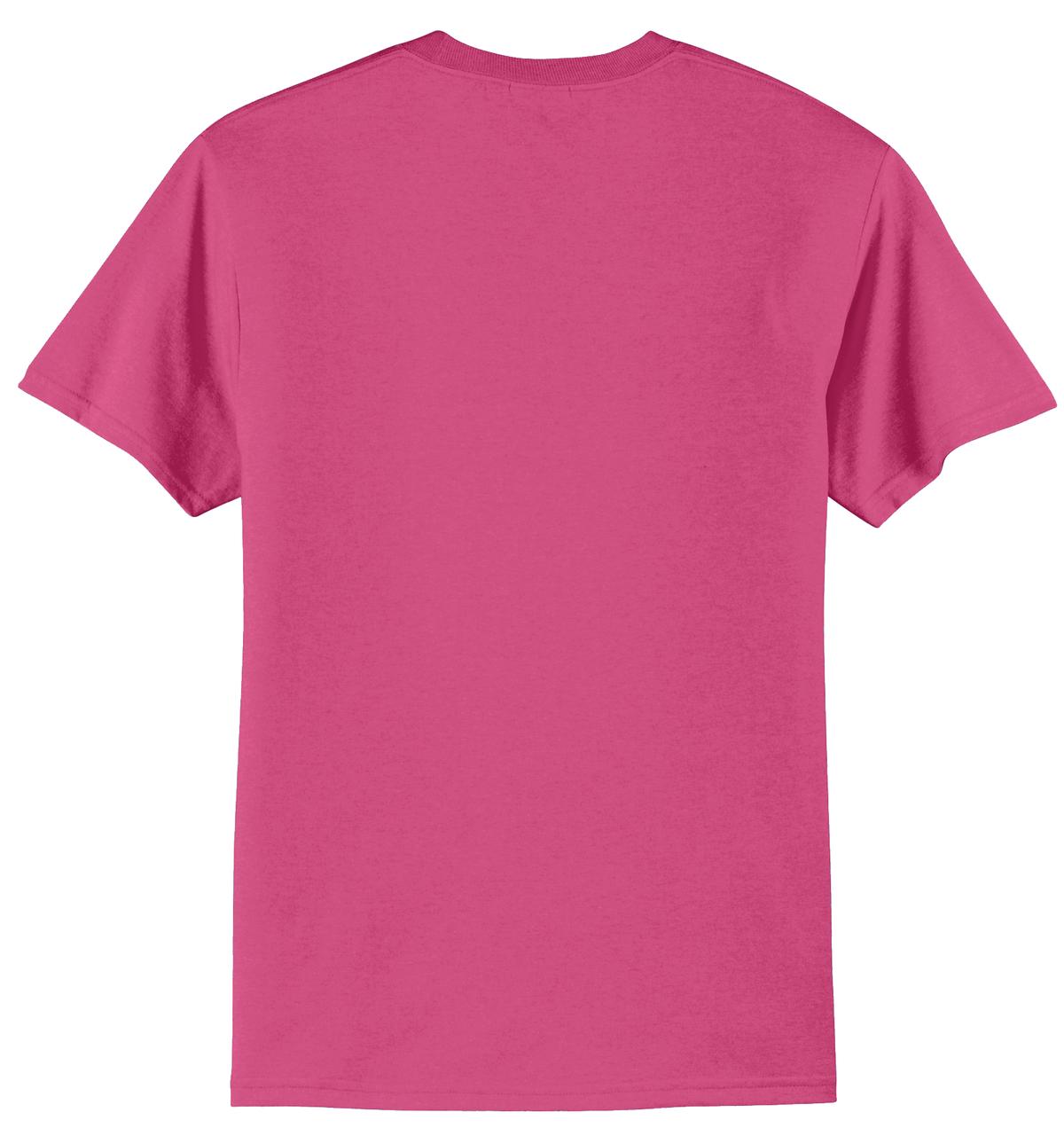 Port & Company Tall Core Blend Tee. PC55T - Sangria