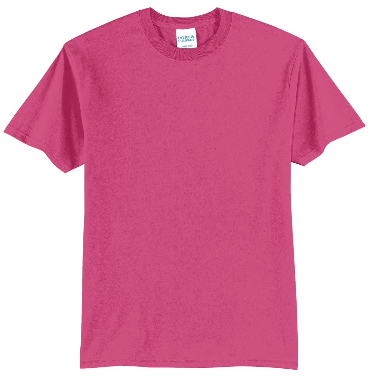 Port & Company Tall Core Blend Tee. PC55T - Sangria