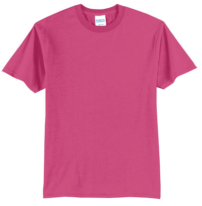 Port & Company Tall Core Blend Tee. PC55T - Sangria