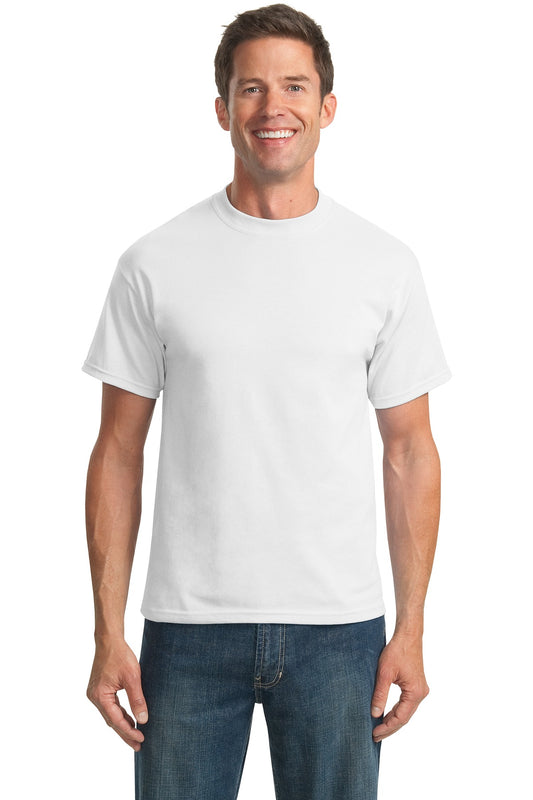 Port & Company Tall Core Blend Tee. PC55T - White