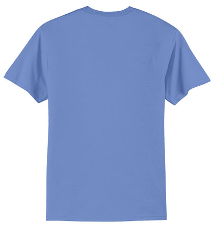 Port & Company Tall Core Blend Tee. PC55T - Carolina Blue