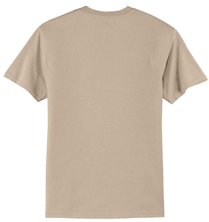 Port & Company Tall Core Blend Tee. PC55T - Desert Sand