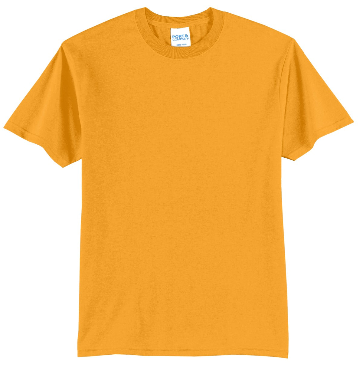 Port & Company Tall Core Blend Tee. PC55T - Gold