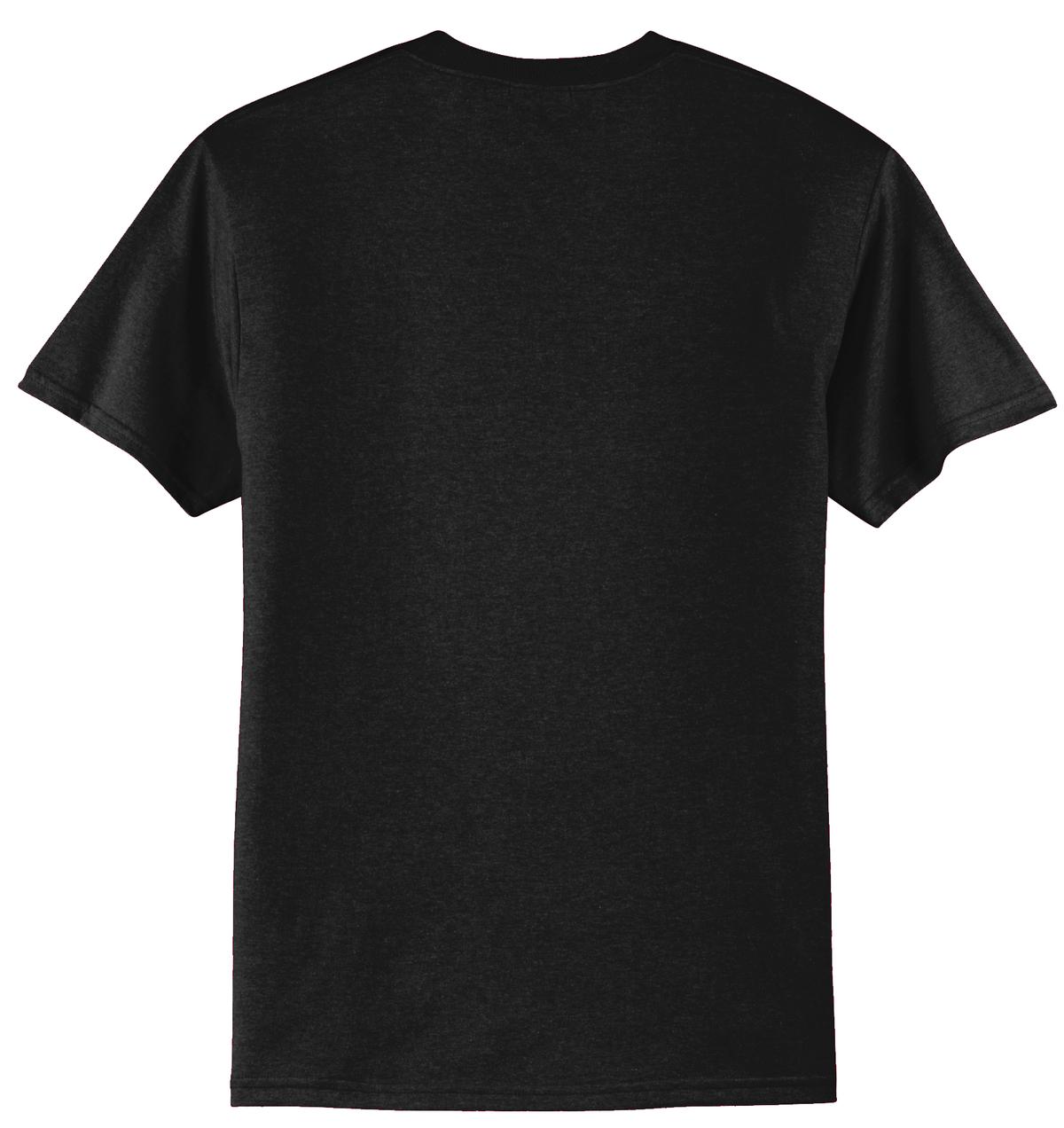 Port & Company Tall Core Blend Tee. PC55T - Jet Black