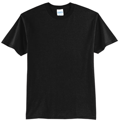 Port & Company Tall Core Blend Tee. PC55T - Jet Black