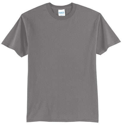 Port & Company Tall Core Blend Tee. PC55T - Medium Grey