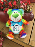 Cubbies™ Rainbow Bear Stuffie with Custom Embroidery