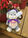 Cubbies™ Grey Bunny Stuffie with Custom Embroidery
