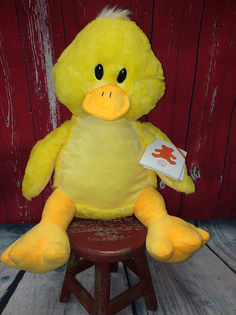 Embroider Buddy Duck Stuffie with Custom Embroidery
