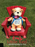Cubbies™ Signature Collection Bulldog Stuffie with Custom Embroidery