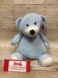 Embroider Buddy Blue Bear Stuffie with Custom Embroidery