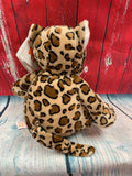 Embroider Buddy Leopard Stuffie with Custom Embroidery
