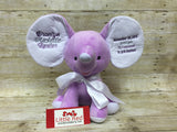 Cubbies™ Lavender Dumble Elephant with Custom Embroidery