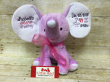 Cubbies™ Lavender Dumble Elephant with Custom Embroidery