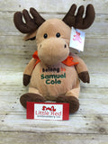 Embroider Buddy™ Moose Stuffie with Custom Embroidery