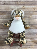 Embroider Buddy Tiger Stuffie with Custom Embroidery