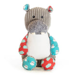 Cubbies™ Harlequin Hippo Stuffie with Custom Embroidery